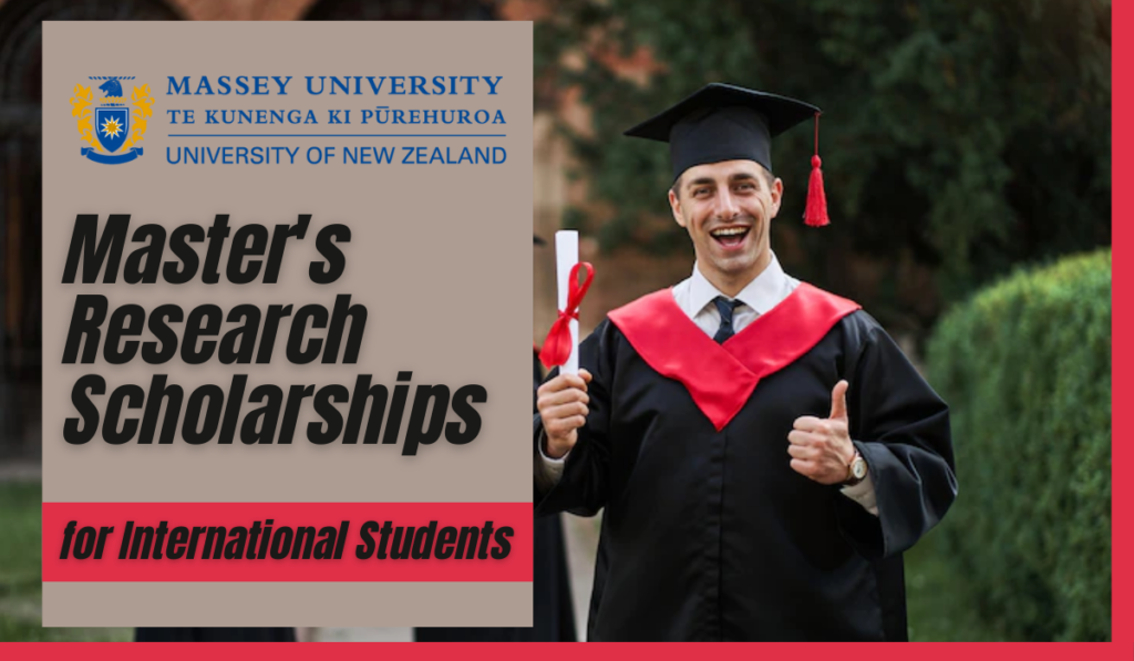 Massey University Masters Scholarship in New Zealand 2024